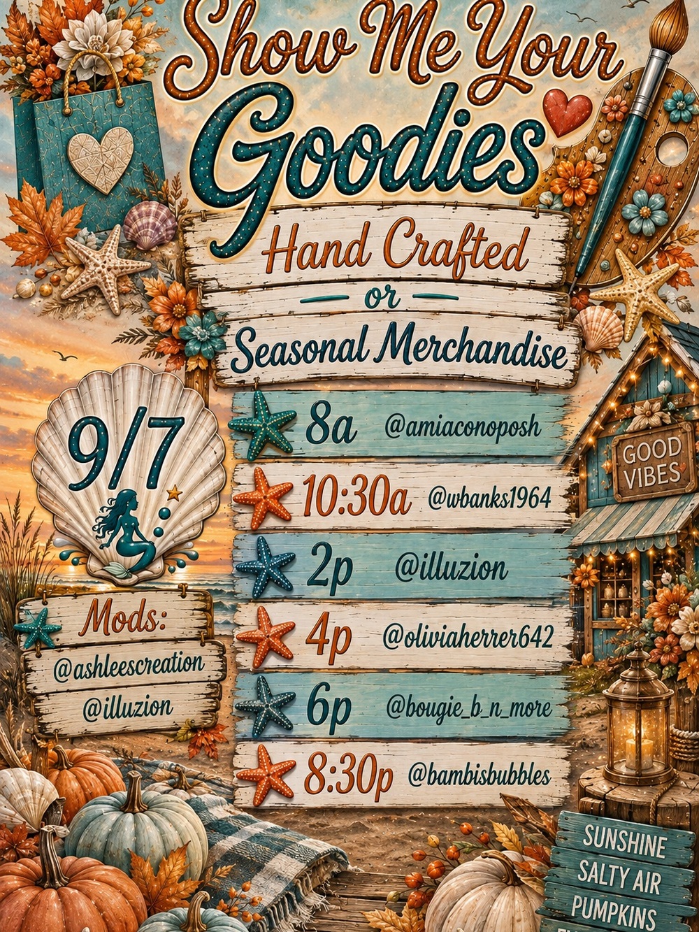Show Me your Goodies Share Show Train